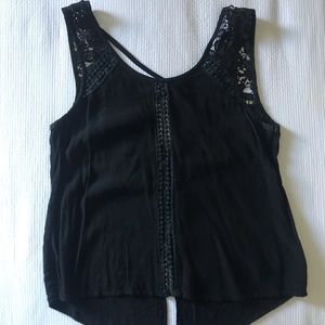 Black tank top
